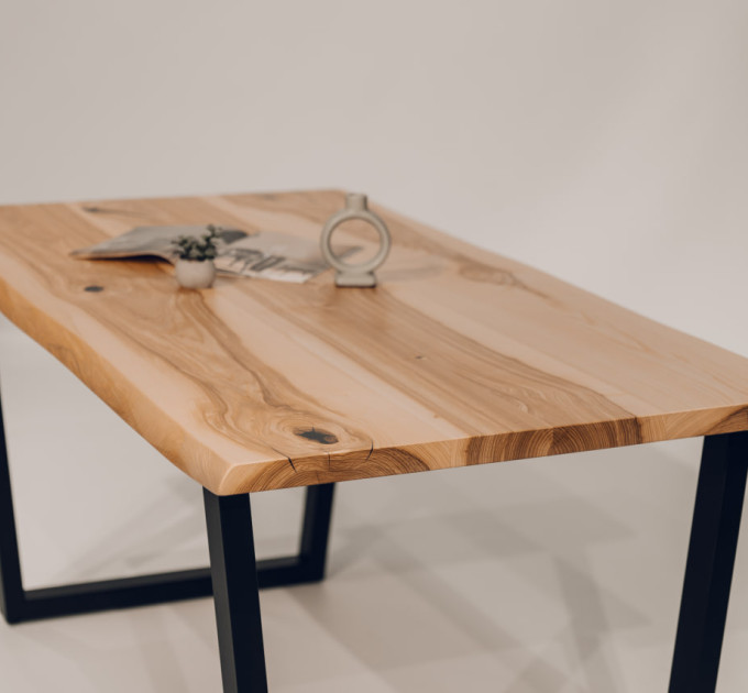 Стіл "Live Edge" з натурального ясена – стиль та якість