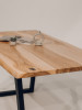 Стіл "Live Edge" з натурального ясена – стиль та якість