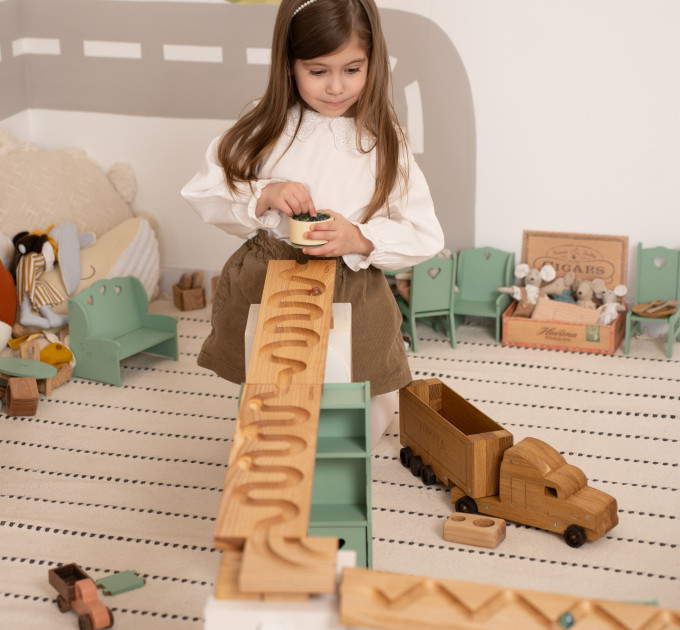 Розвиваюча доріжка Монтессорі Marble Run Race
