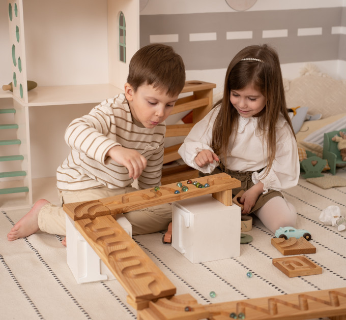 Розвиваюча доріжка Монтессорі Marble Run Race