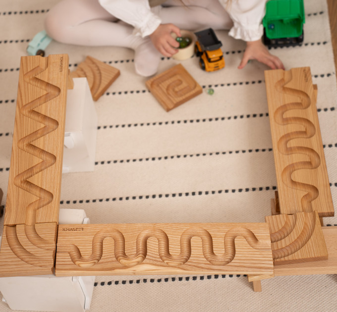 Розвиваюча доріжка Монтессорі Marble Run Race